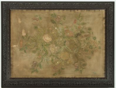 18th Century Embroidery - Floral Silkwork