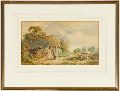 Norwich School Early 19th Century Watercolour - From the Well
