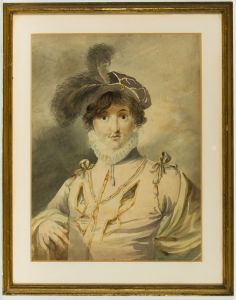 A Pair of 19th Century Watercolours - Shakespearean Characters