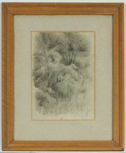 Maurice Feild (1905-1988) - Mid 20th Century Graphite Drawing, Trees
