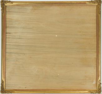 Large Early 20th Century - Gilt Picture Frame With Ornate Corner Molding