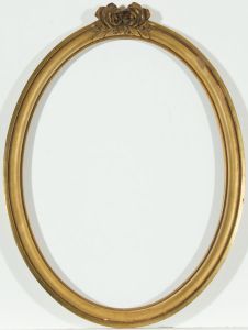Antique Oval Gilt Picture Frame