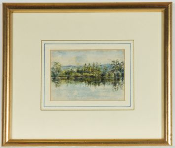 Henry Longueville Graham - Framed 1893 Watercolour, Near Haslemere