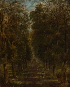 W. Richardson - 19th Century Oil, The Duchess Walk, Knole Park