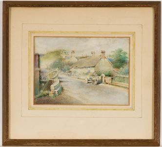 William J. Phillips ARCA - 19th Century Watercolour, 'The Bridge', Dorset
