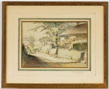 William J. Phillips ARCA - 19th Century Etching, Fisherman's Cottage, Dorset