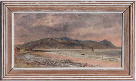 Late 19th Century Oil - Coastal View