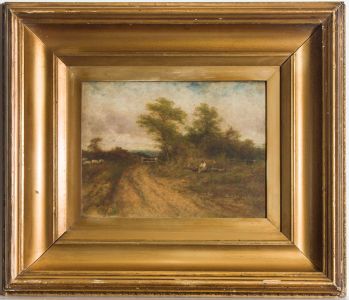 George Gregory (1849-1938) - Signed Late 19th Century Oil, Country Lane
