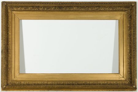 Mid 20th Century Picture Frame - Decorative Floral Design Gilt Picture Frame