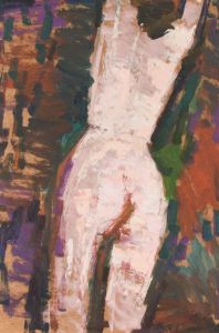 Peter Collins ARCA - c.1970s Oil, Female Nude