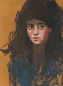Peter Collins ARCA - c.1970s Oil, Portrait of a Young Woman