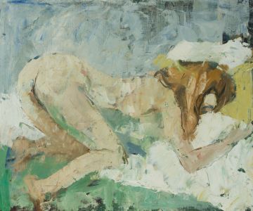 Peter Collins ARCA - Impressionist c.1970s Oil, Female Nude