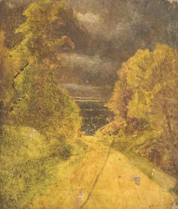 For restoration 19th Century Oil - Autumnal Woodland Landscape