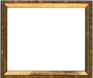 Mid 20th Century Decorative Gilt Frame with Slip