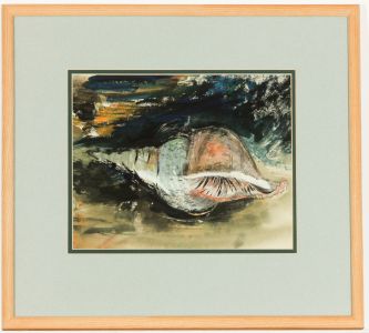 Framed Contemporary Mixed Media - Study of a Shell