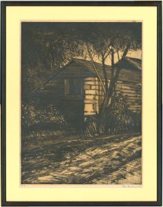 Don Bessant (1941-1993) - 1982 Etching, The Shed