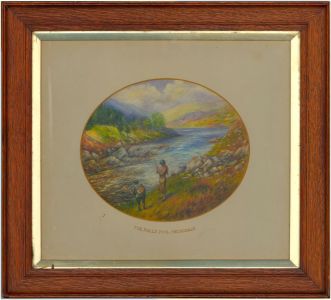 Frank Morris - Signed Mid 20th Century Gouache, Fishing at Helmsdale, Scotland
