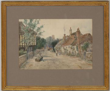 J. Carnshaw Brown - Signed 19th Century Watercolour, Bramber, Sussex
