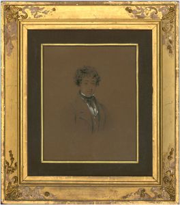 Fine Framed 19th Century Watercolour - Portrait of a Gentleman