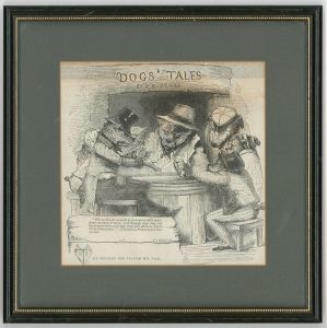 Kenny Meadows - 1843 Engraving, The Unlucky Dog Telling his Tale