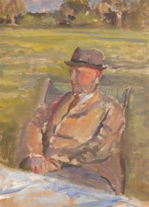 Jean Dryden Alexander (1911-1994) - 1931 Oil, Grandpa Alexander