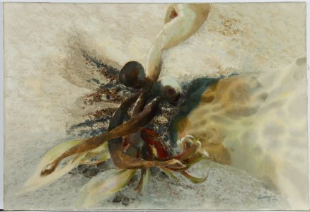 Glyn Morgan (1926-2015) - Signed 1970 Oil, The Pool of The Nereids III