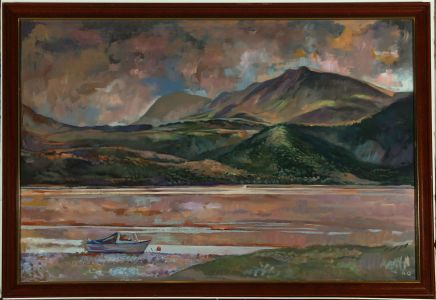 Andrew Quelch (b.1969) - Large Contemporary Watercolour, Towards Cadair Idris