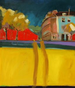 Richard J.S. Young - 2008 Acrylic, Laura Place, Bath