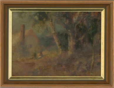 20th Century Oil - Cottage By The Woods
