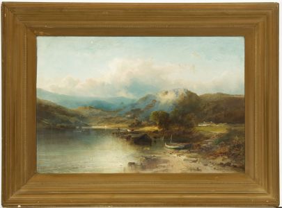 M. Sinclair - Large Gilt Framed 19th Century Oil, Lochindorb