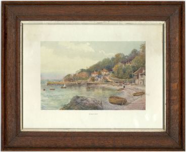 20th Century Picture Frame - Antiqued Wood Frame
