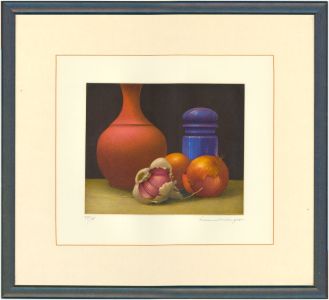 Terence Millington (b.1943) - Limited Edition Aquatint, Still Life with Garlic