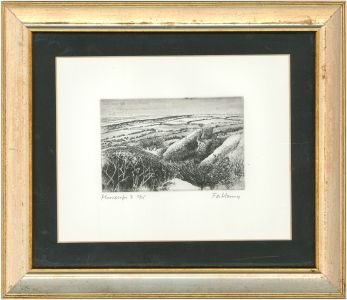 François de Mauny - Limited Edition Contemporary Etching, Moorscape, Penwith
