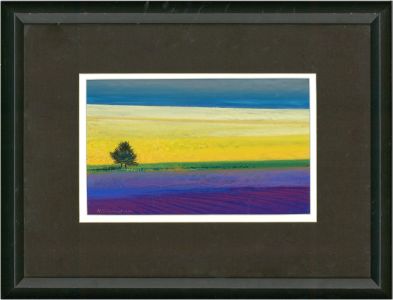 W. Gary Samuel - Signed 1999 Pastel, Sunset Landscape