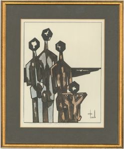 C. Loiselle - Signed Limited Edition Contemporary Digital Print, Figure Group