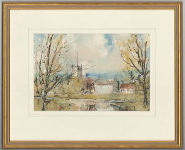 Arthur E. Pitt (1900-1987) - Bristol Savages 1979 India Ink, Sturminster Newton