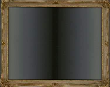 Ornate Picture Frame with Gilt Distressed Finish