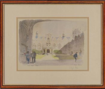 Sir Hugh Casson (1910-1999) - Contemporary Digital Print, Oriel College Oxford