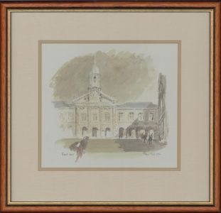Sir Hugh Casson (1910-1999) - Contemporary Digital Print, Front Court, Cambridge