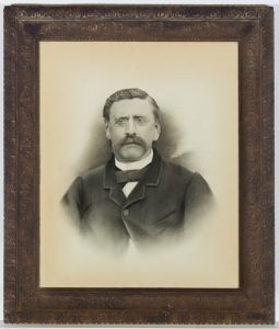 Exquisite 1906 Graphite Drawing - High Realism Portrait of a Man