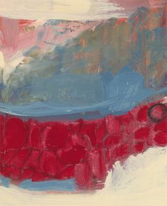 Richard J.S. Young - Contemporary Oil, Red Sky, Landscape, No Fear