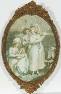 Pair 19th Century Picture Frame - Picture Frames with Vine Leaves