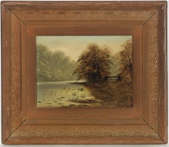 J. Smith - Framed and Signed 1882 Oil, English Landscape