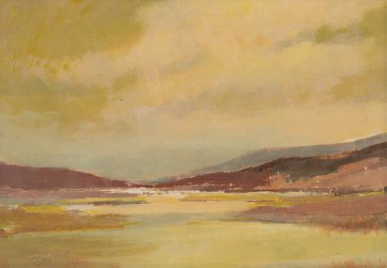 William Eyre (1891-1979) - Signed Oil, Mawddach Estuary, Wales