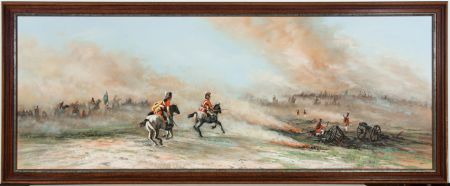 Mike Nance - Contemporary Acrylic, Napoleonic Battle Scene