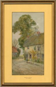 Hugh Nisbet - Signed & Framed Late 19th Century Watercolour, Shere, Surrey
