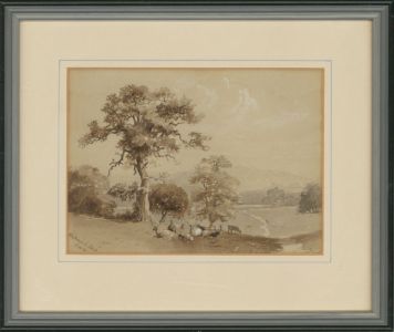 Charles W. Fothergill - Framed Mid 19th Century Watercolour, Richmond Park