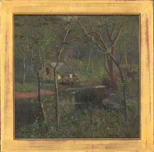 Andrew Hislop PSSA (1887-1954)  - Framed Late 19th Century Oil, Kelly Glen
