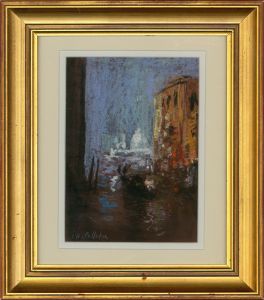 Charles Pelletier (1922-2005) - 20th Century Pastel, Venice