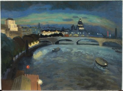 Glyn Morgan (1926-2015) - Contemporary Oil, The Thames